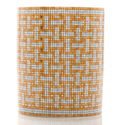 Hermes Porcelain Mosaique au 24 Mug Gold 9 of 10