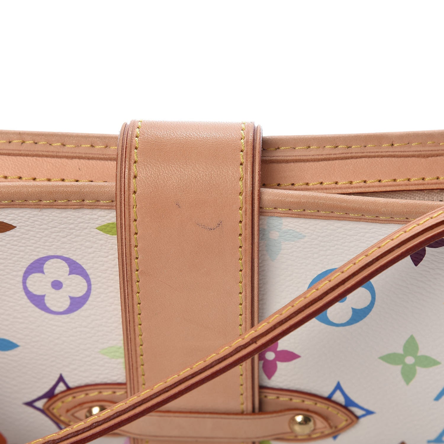 Louis Vuitton Monogram Multicolor Shirley White 9 of 10