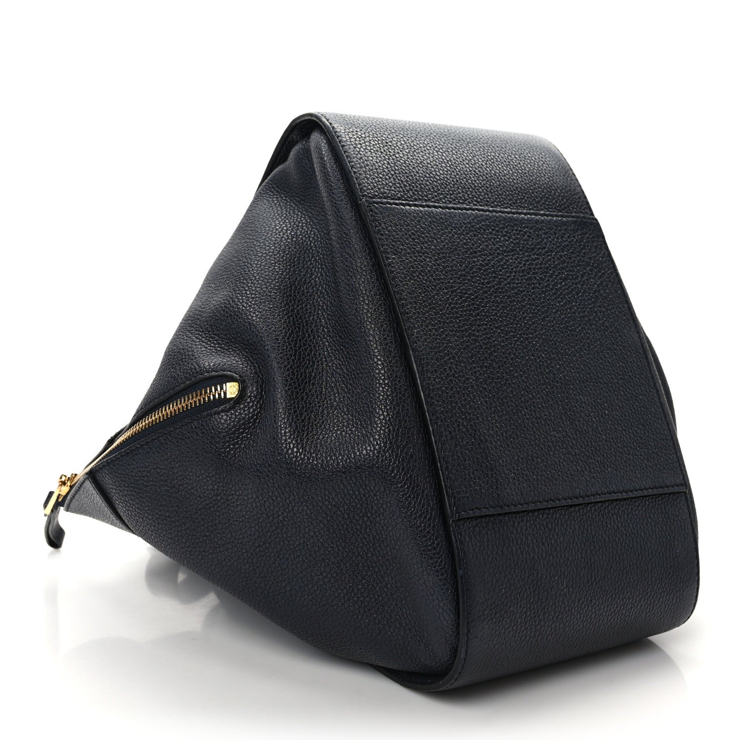 Calfskin Small Hammock Shoulder Bag Midnight Blue Black