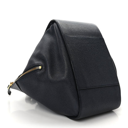 Loewe Calfskin Small Hammock Shoulder Bag Midnight Blue Black 4 of 10