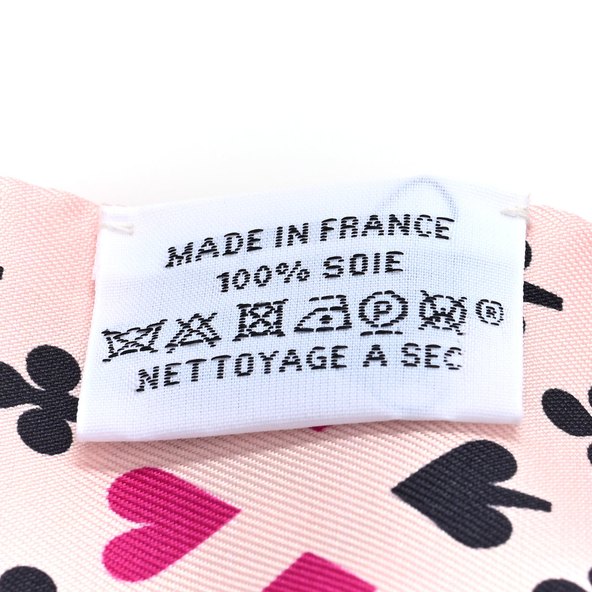Hermes Silk Jeu de Cartes Twilly Rose Nacre Fuchsia Rouge 3 of 3
