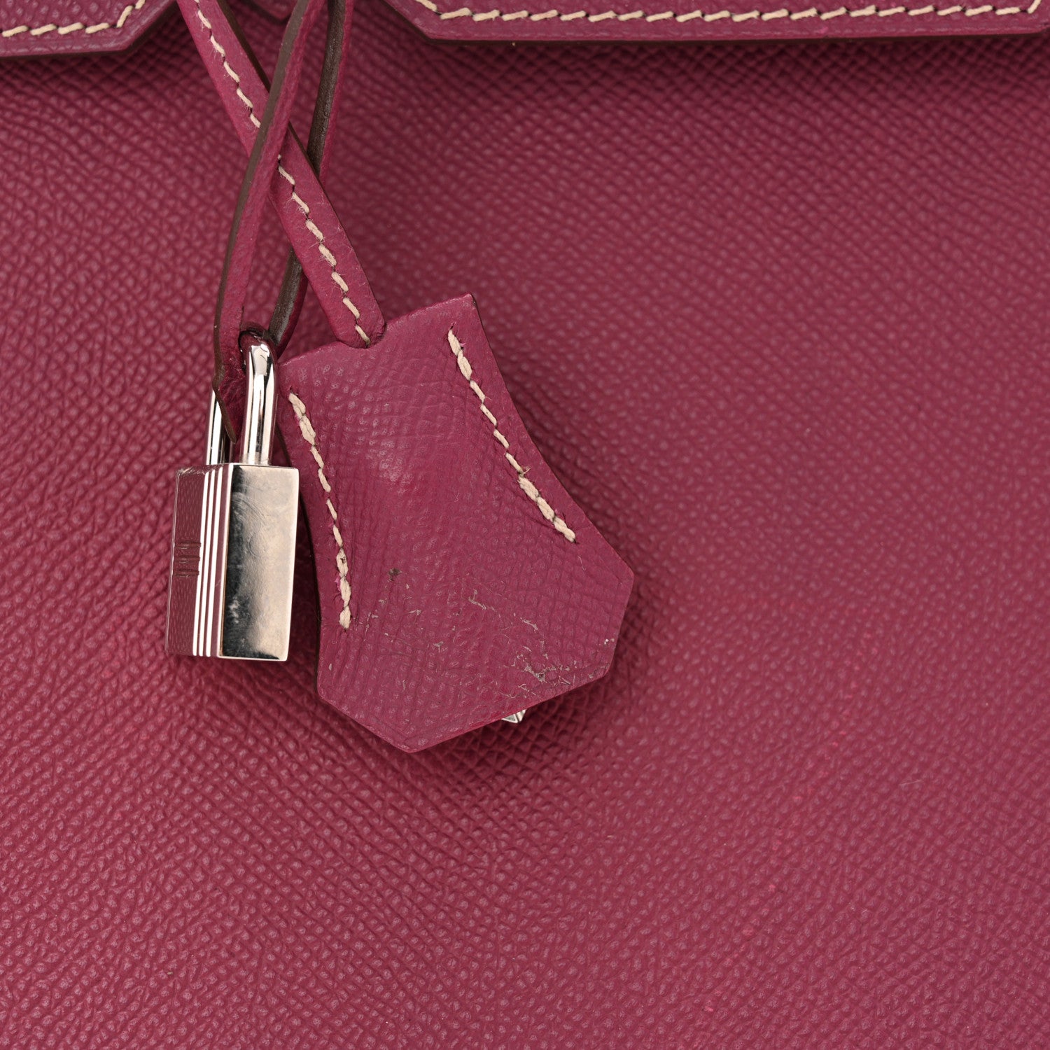 Hermes Epsom Candy Birkin 35 Tosca Rose Tyrien 14 of 14