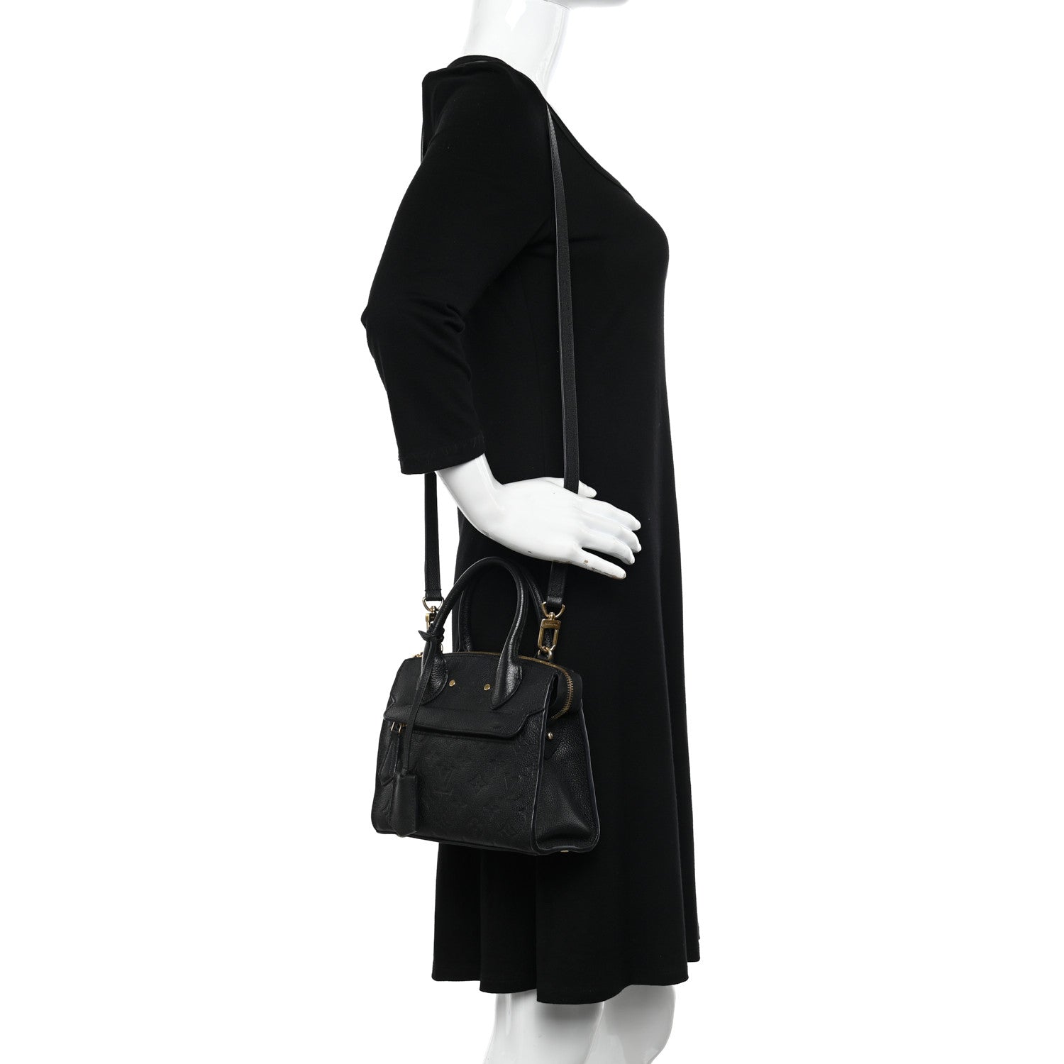 Louis Vuitton Empreinte Mini Pont-Neuf Black 2 of 15