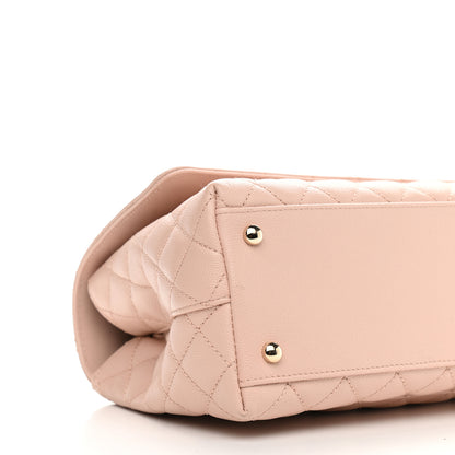 Chanel Caviar Quilted Small Coco Handle Flap Light Pink 8 of 9