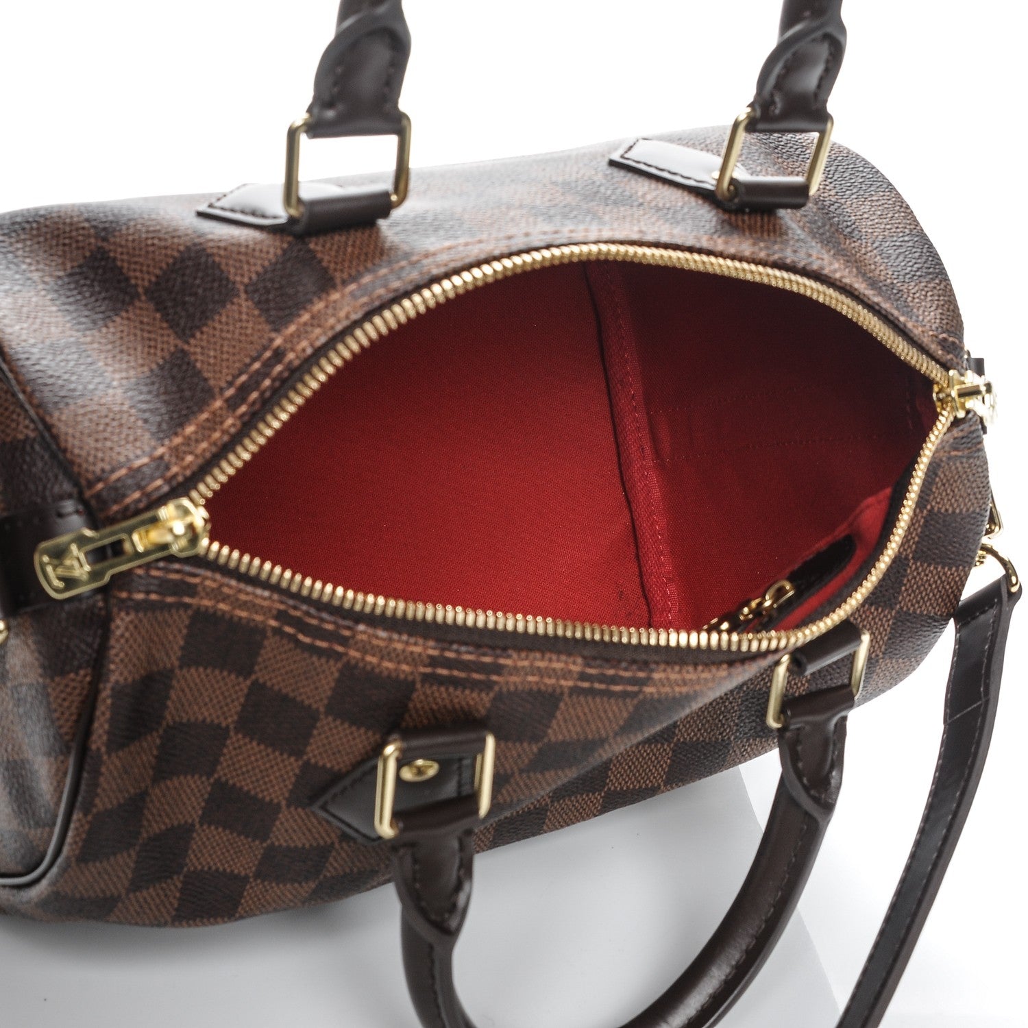 Louis Vuitton Damier Ebene Speedy Bandouliere 25 5 of 7