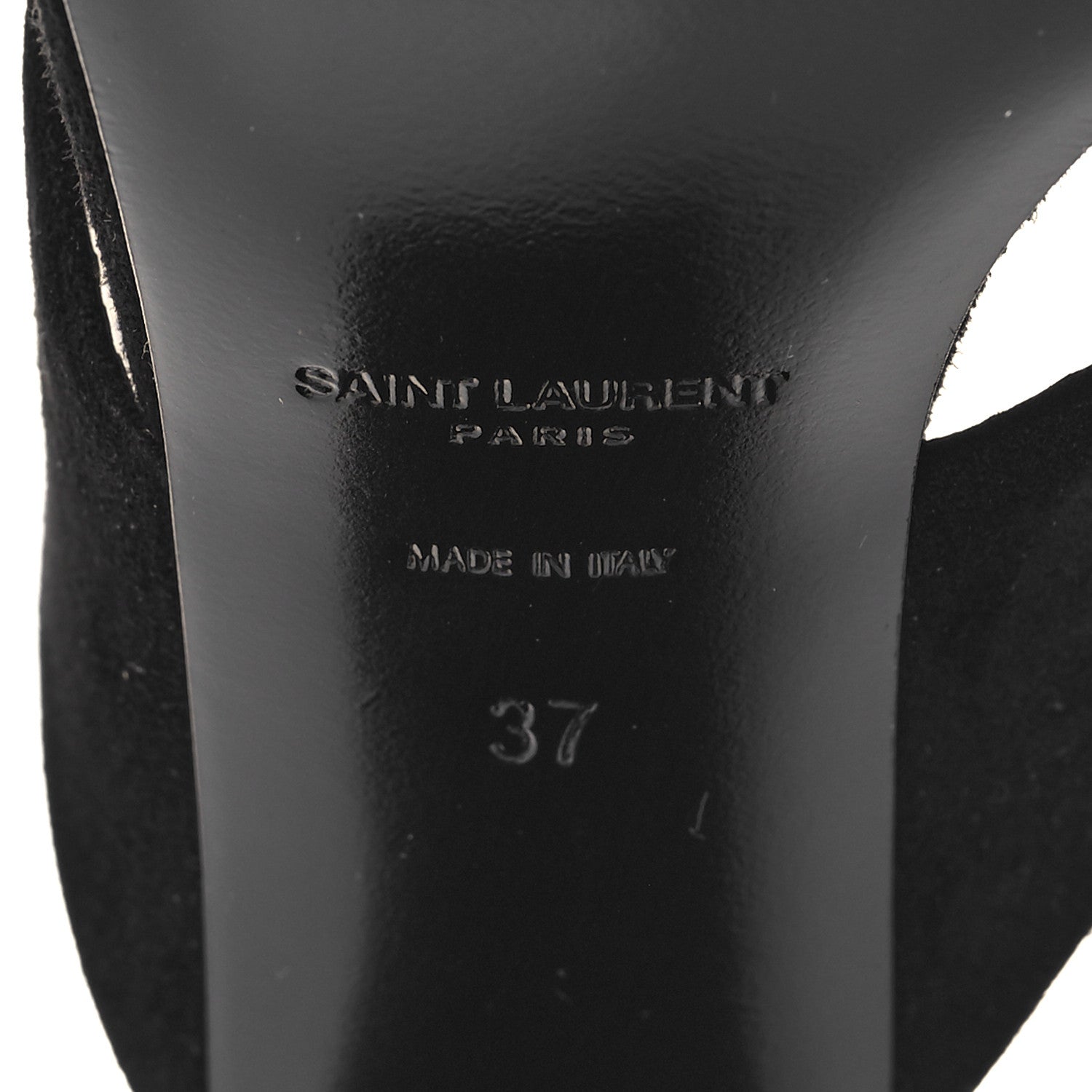 Saint Laurent Suede LouLou Mules 37 Black 6 of 9