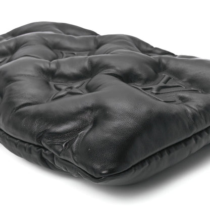 Louis Vuitton Lambskin Puffer A4 Pouch Black 11 of 11