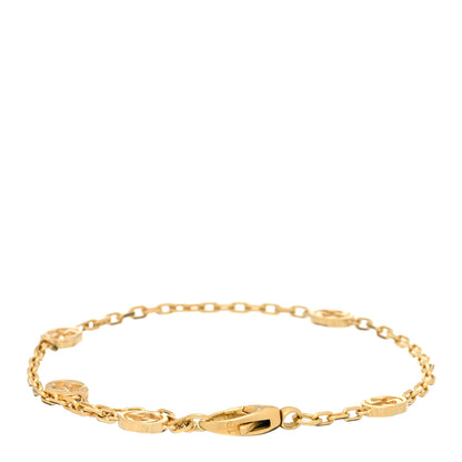 Gucci 18K Yellow Gold Interlocking G Chain Bracelet 2 of 3