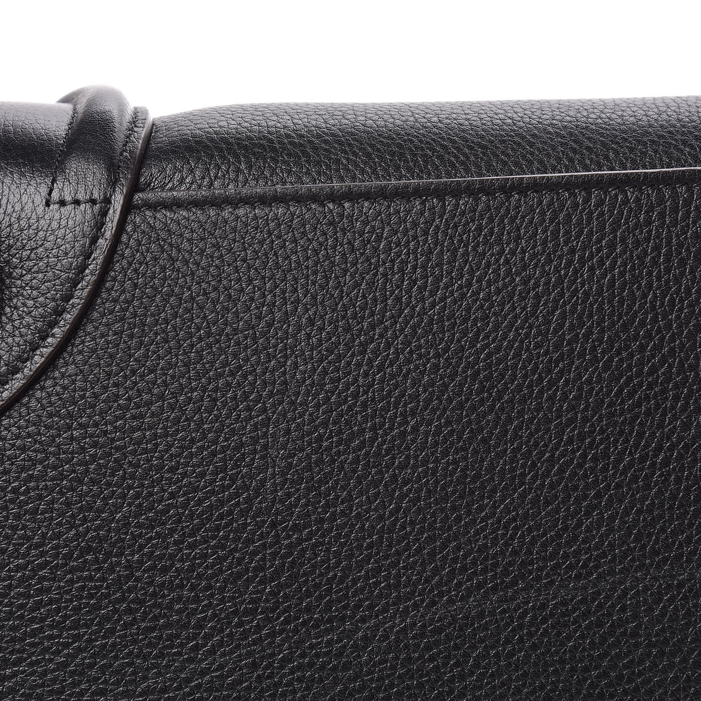 Drummed Calfskin Mini Luggage Black