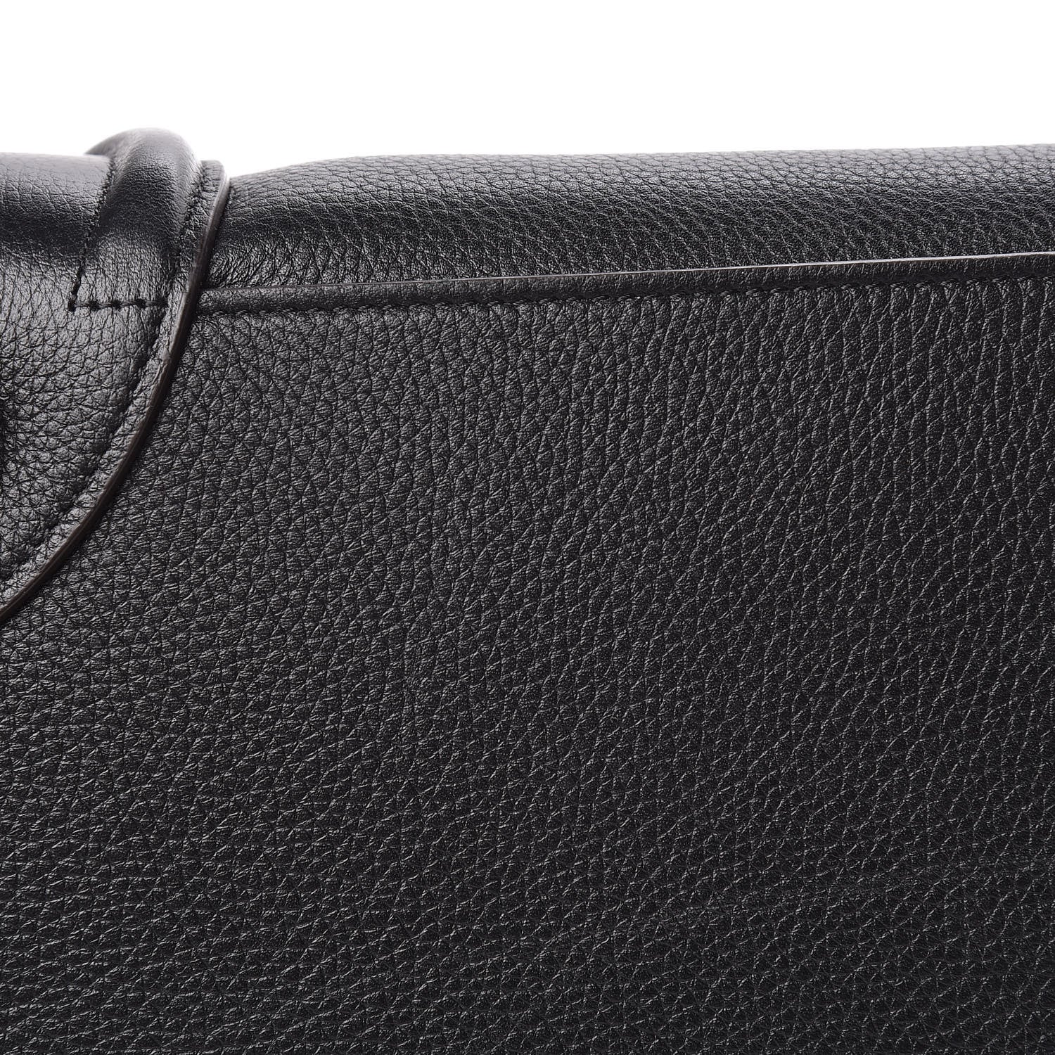 Celine Drummed Calfskin Mini Luggage Black 11 of 13