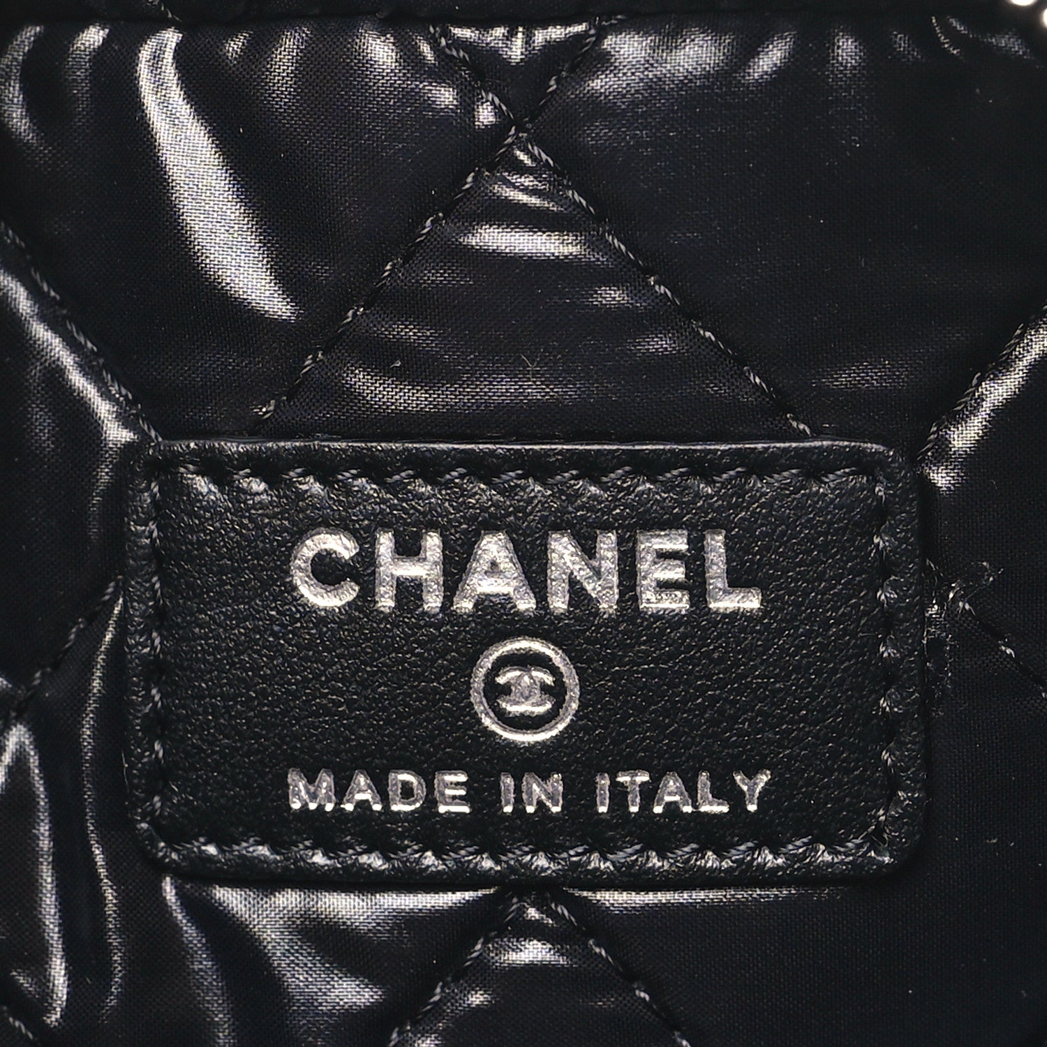 Chanel Canvas Airline Cosmetic Case Blue White 6 of 9