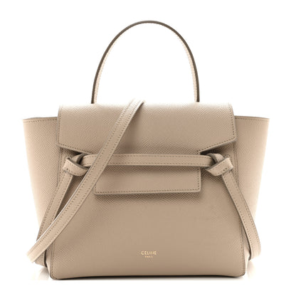Celine Grained Calfskin Nano Belt Bag Light Taupe 1 of 14