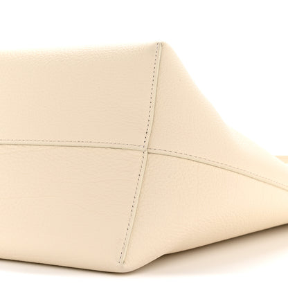 The Row Grained Calfskin Medium N/S Park Tote Ivory 9 of 10