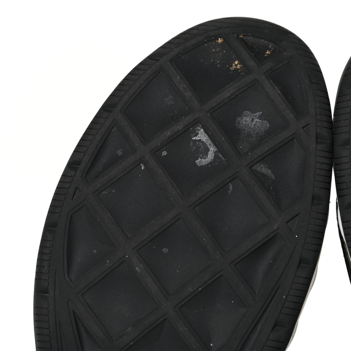 Velvet Calfskin Mixed Fibers CC Sneakers 40.5 Black