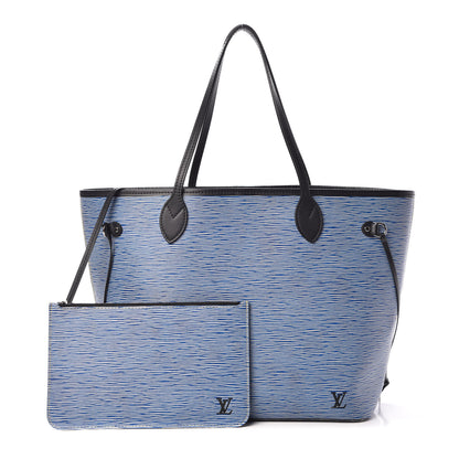 Louis Vuitton Epi Neverfull MM Denim Light 1 of 12