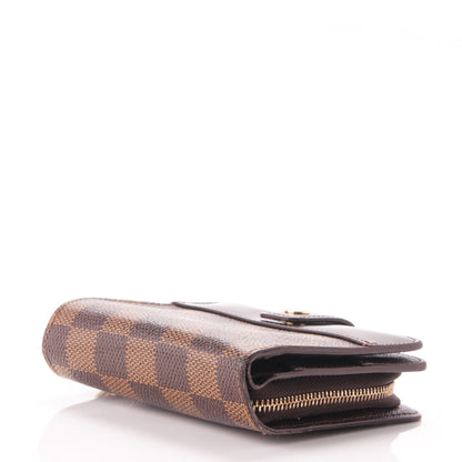Louis Vuitton Damier Ebene Zippe Zipped Compact Wallet 4 of 7