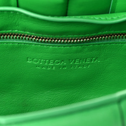 Bottega Veneta Lambskin Maxi Intreccio Padded Chain Cassette Crossbody Bag Grass 6 of 9