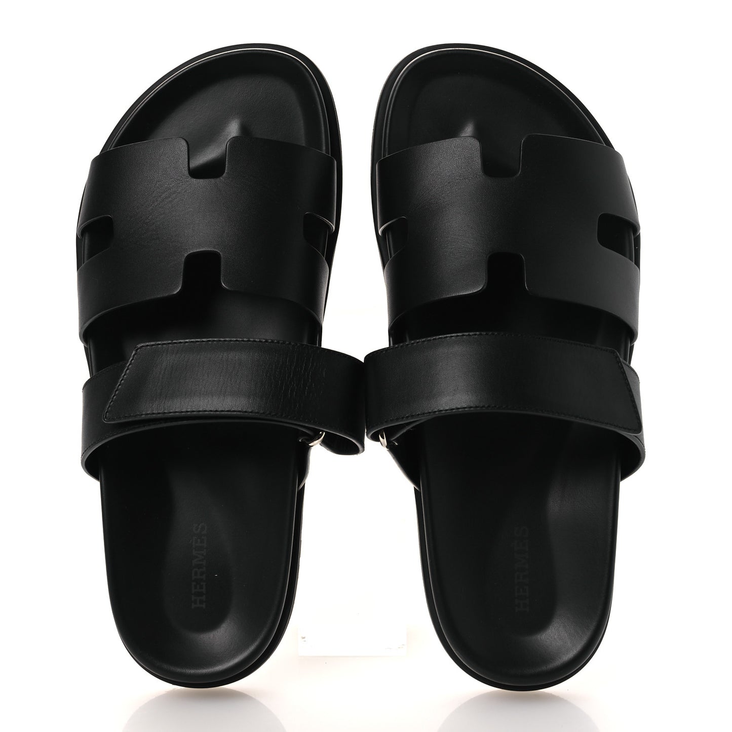 Calfskin Womens Chypre Sandals 40 Black