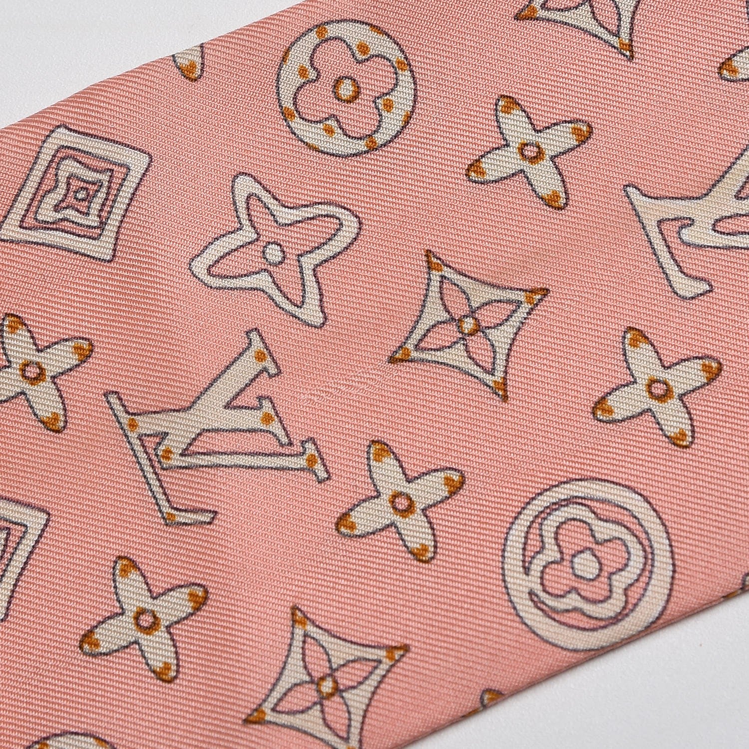 Louis Vuitton Silk Monogram Map Bandeau 7 of 9
