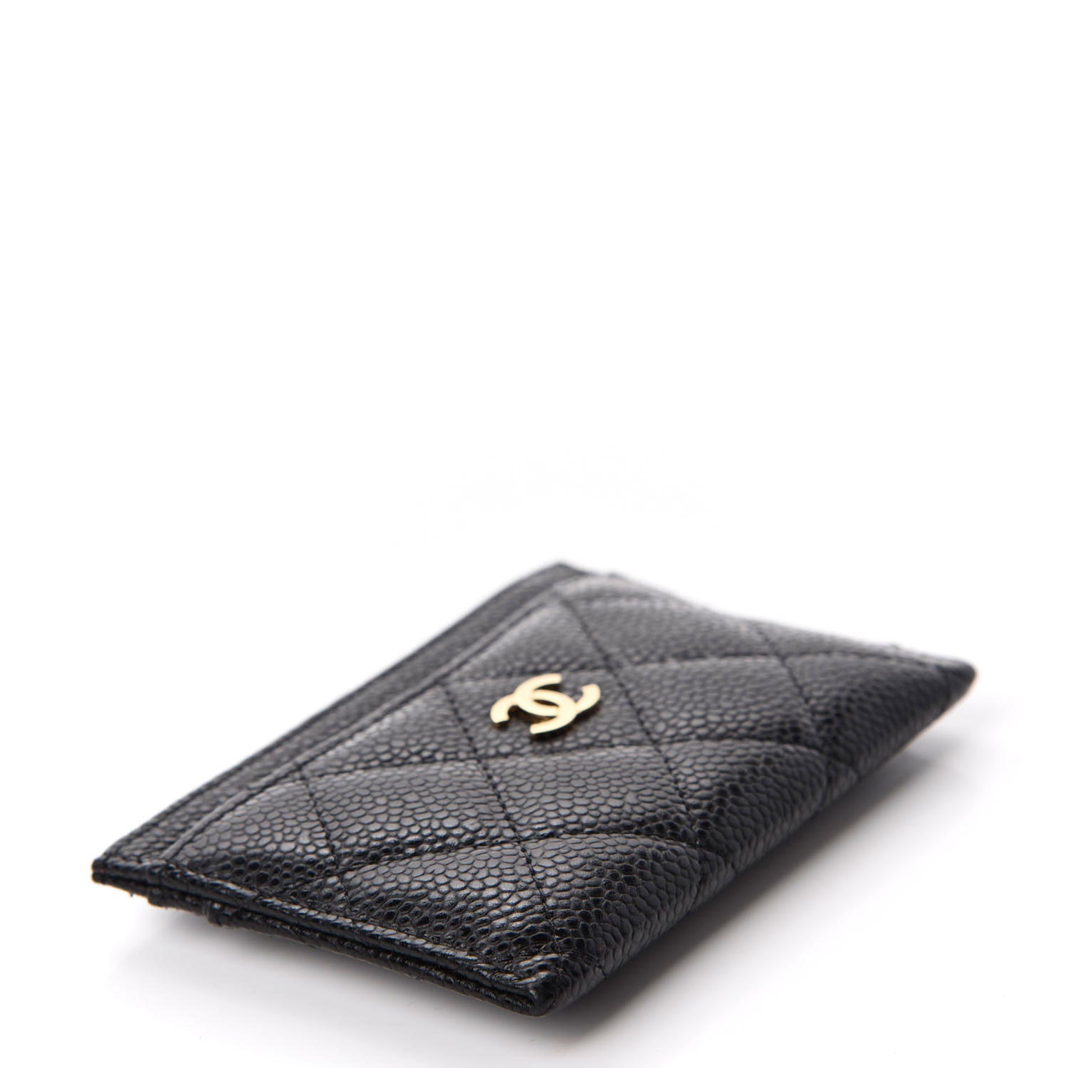 Chanel Caviar Quilted Card Holder Black 4 of 9