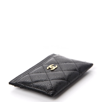 Chanel Caviar Quilted Card Holder Black 4 of 9