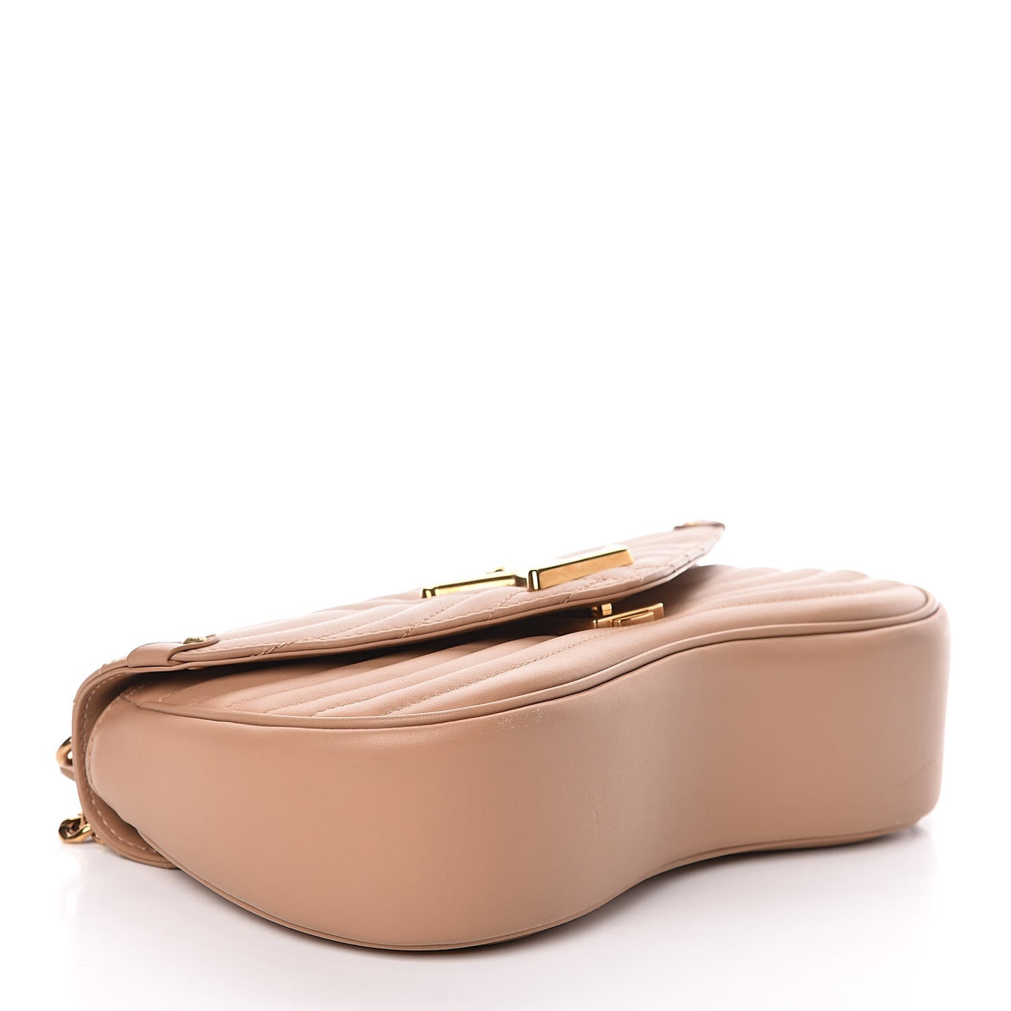 Calfskin New Wave Chain MM Noisette