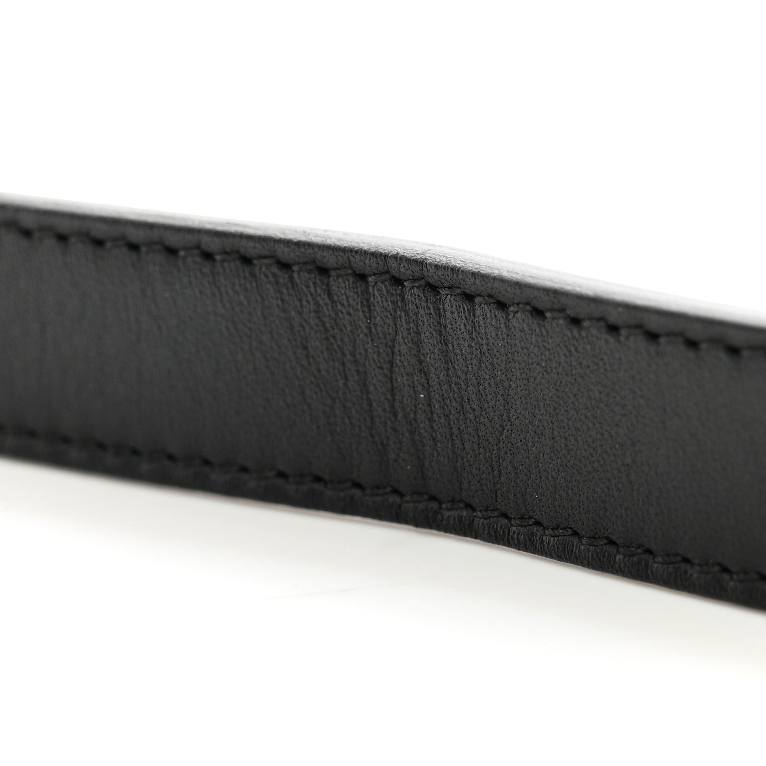 Gucci Calfskin Double G 20mm Belt 95 38 Black 6 of 8