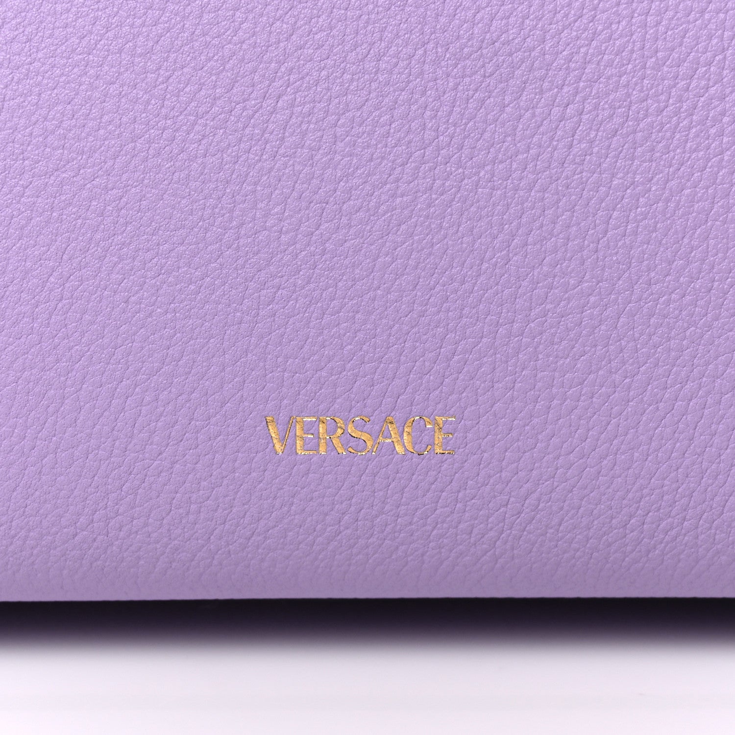Versace Calfskin Medium La Medusa Top Handle Handbag Lilac 9 of 15