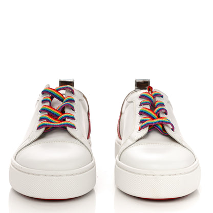 Christian Louboutin Calfskin Womens Arkenspeed Sneakers 36 White Multi 2 of 9