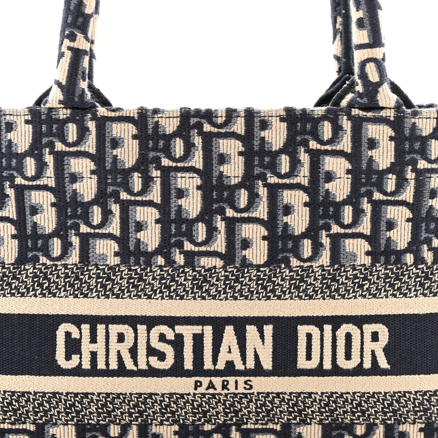 Oblique Small Book Tote Blue Multicolor