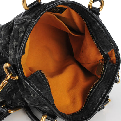 Louis Vuitton Denim Neo Cabby MM Black 5 of 7