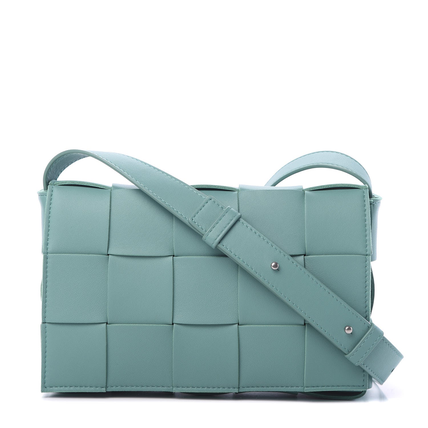 Bottega Veneta Nappa Maxi Intreccio Cassette Bag Linoleum 1 of 8