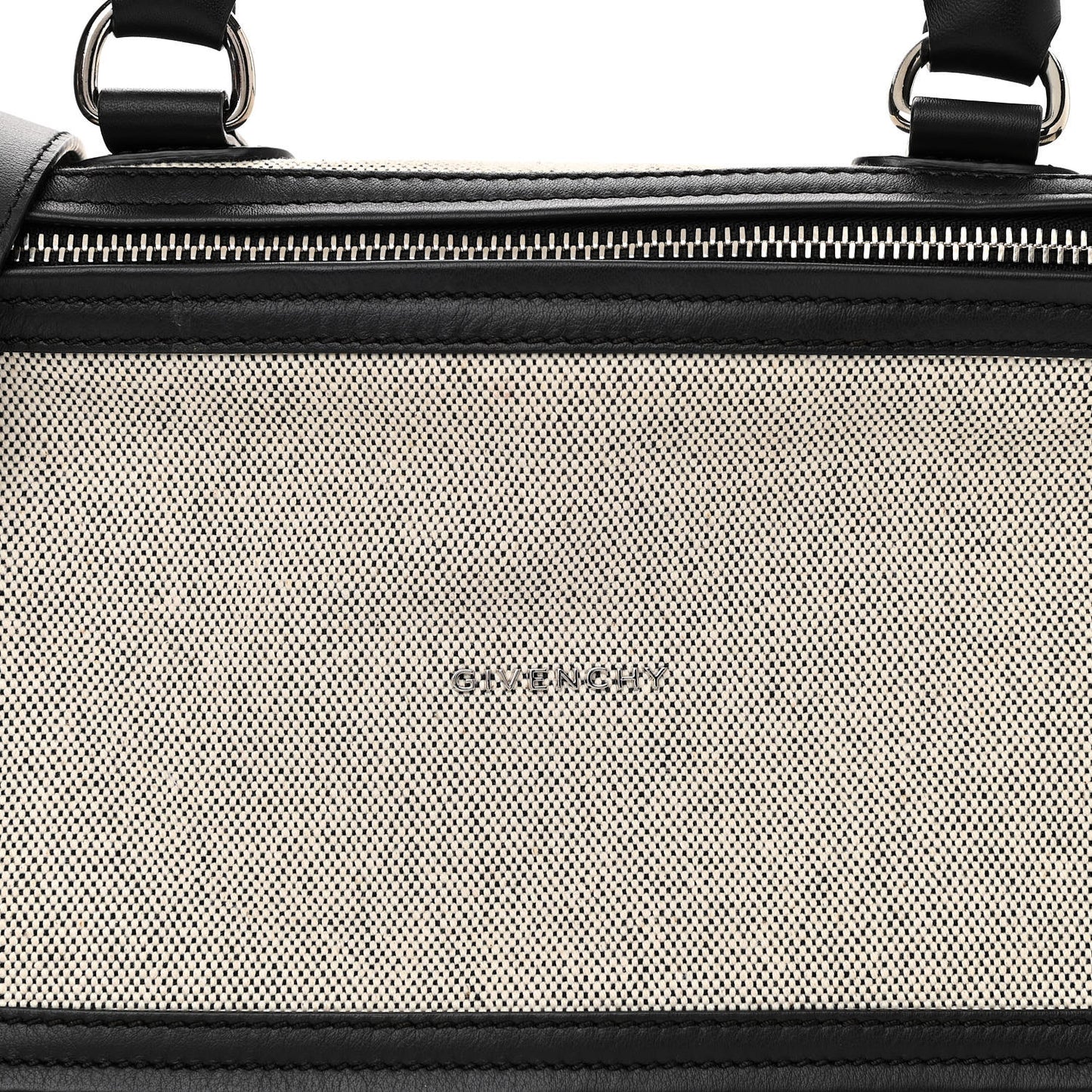 Calfskin Canvas Medium Pandora Black