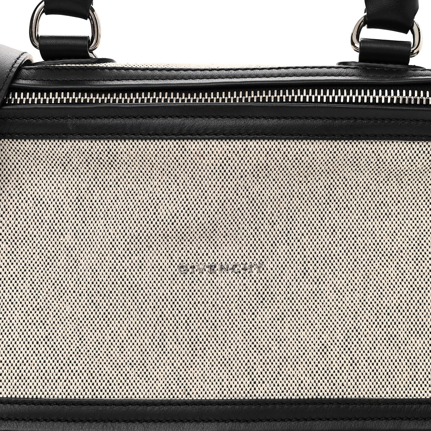Givenchy Calfskin Canvas Medium Pandora Black 8 of 10