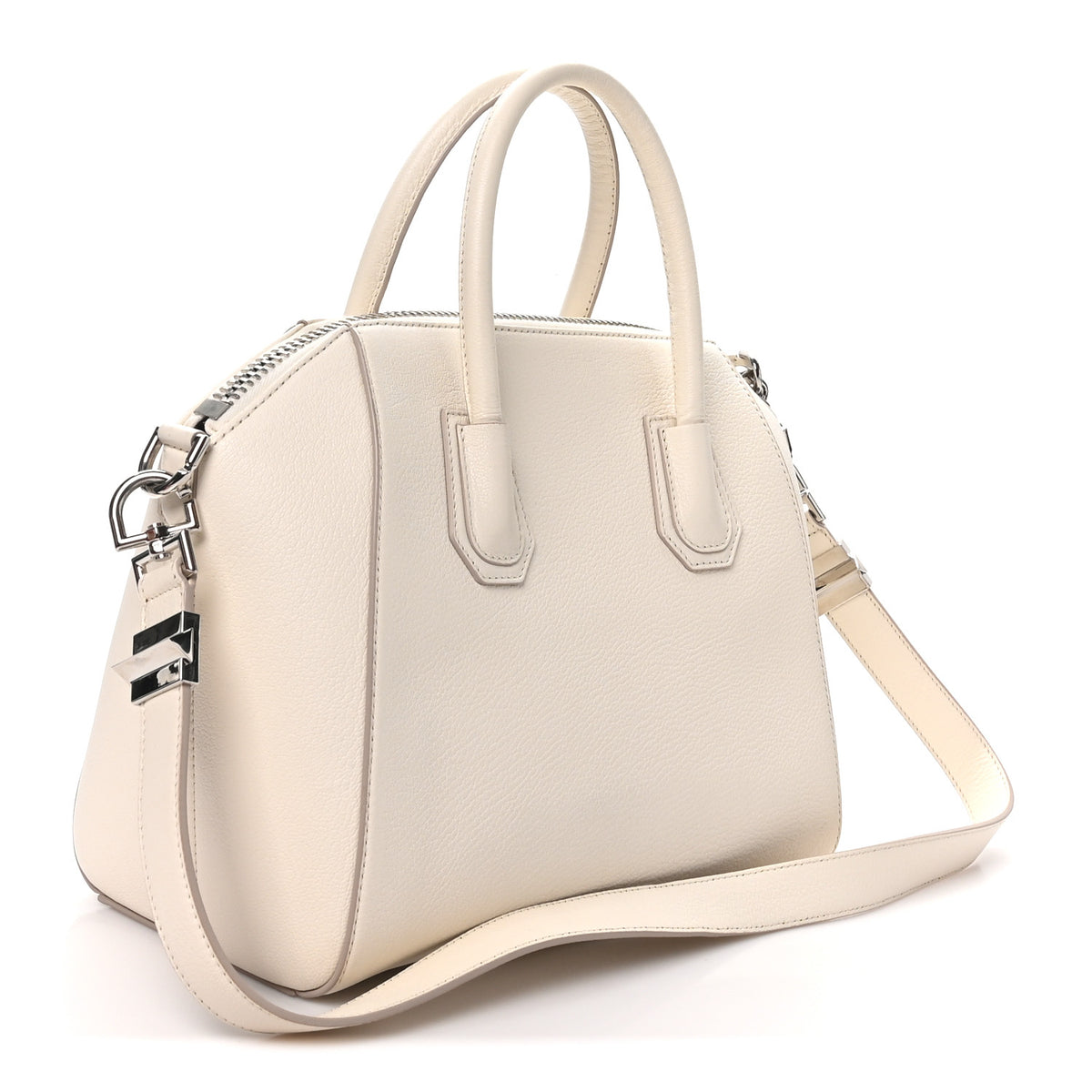 Sugar Goatskin Small Antigona Off White