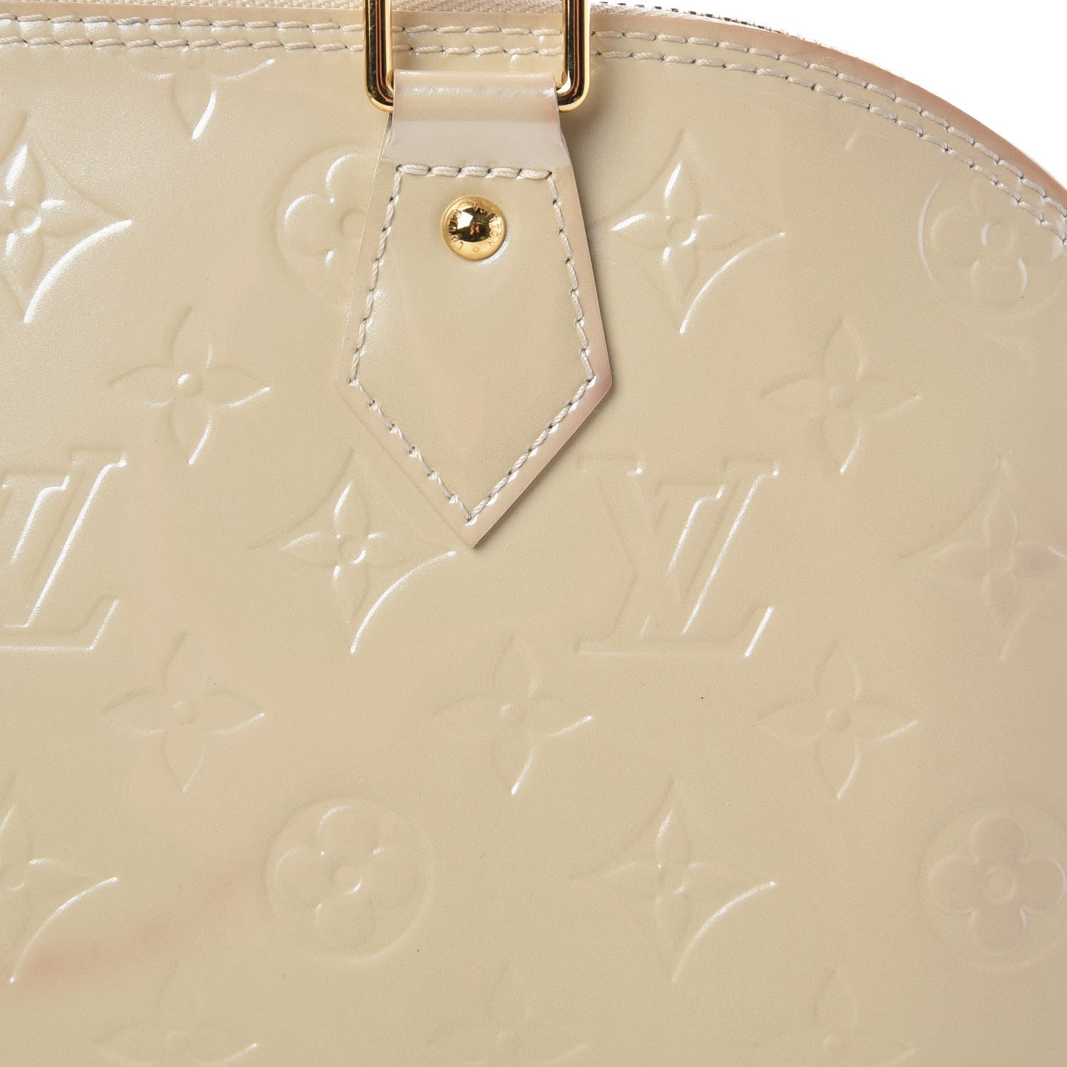 Louis Vuitton Vernis Alma PM Blanc Corail 12 of 15