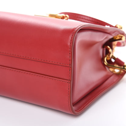 Chloe Shiny Calfskin Mini Annie Shoulder Bag Dreamy Red 9 of 10