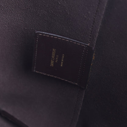 Saint Laurent Calfskin Large Shopping Tote Dark Brown 7 of 8