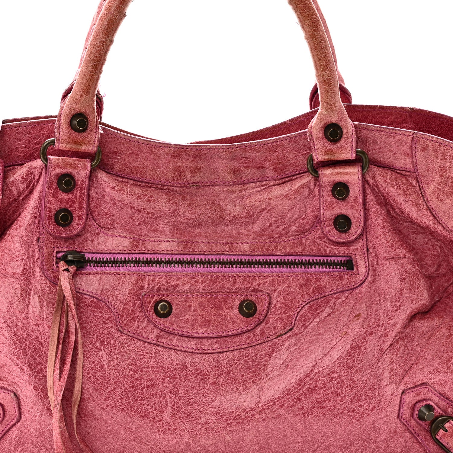 Balenciaga Agneau Classic Hardware City Cyclamen Fucsia 8 of 10