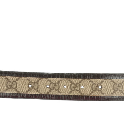 Gucci Monogram Interlocking G Belt 110 44 Belt Dark Brown 4 of 6