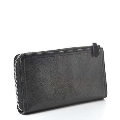 Givenchy Sugar Goatskin Pandora Half Zip Long Wallet Black 3 of 15
