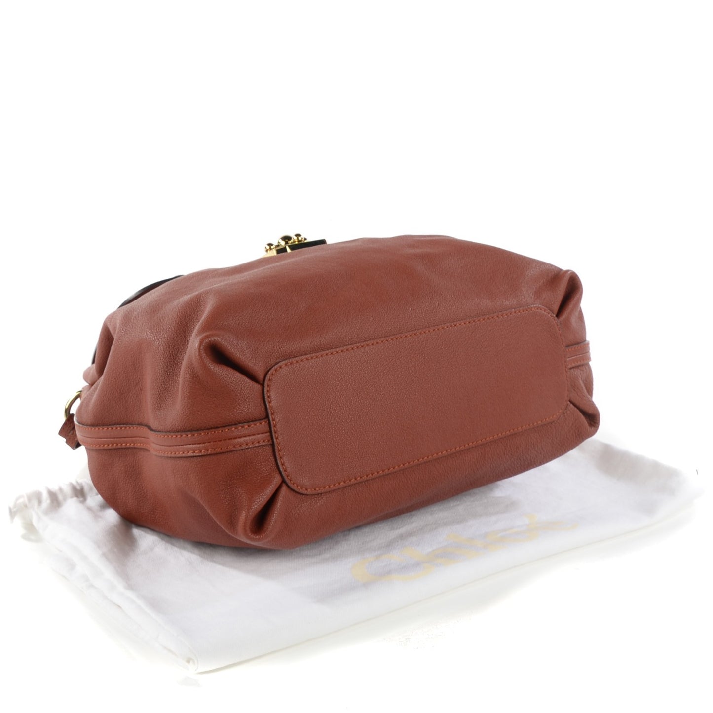 Calfskin Medium Elsie Satchel Whiskey