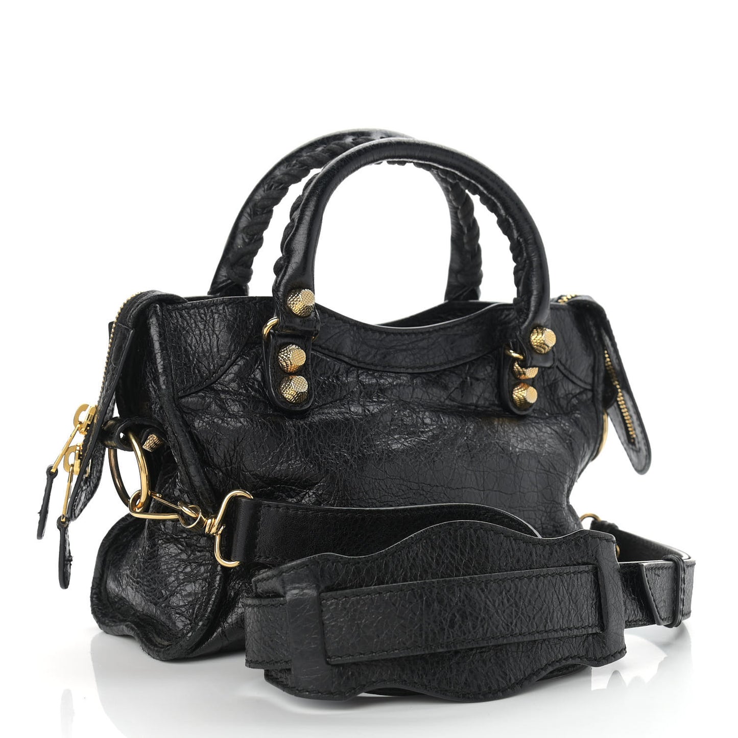 Agneau Giant 12 Gold Hardware Mini City Black