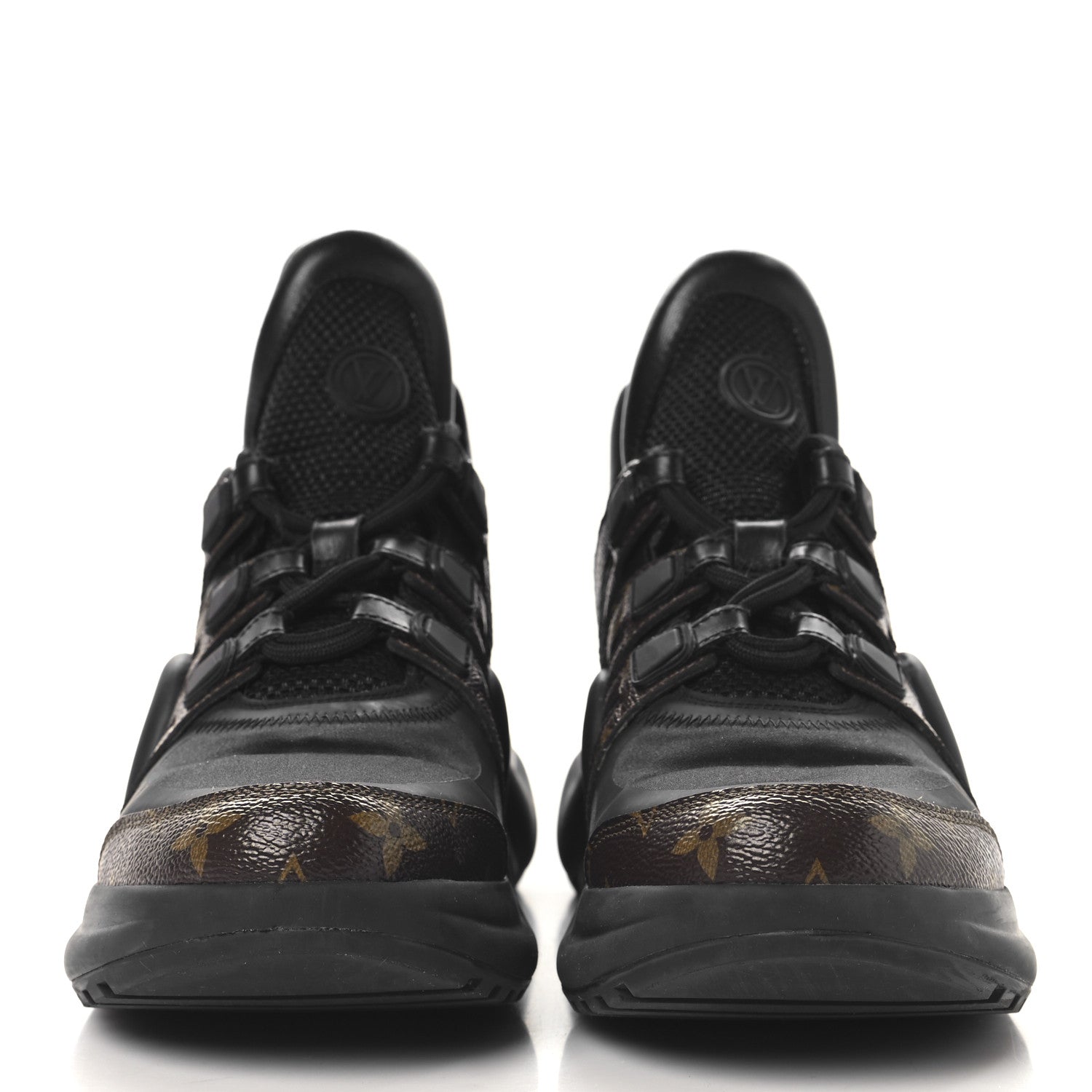 Louis Vuitton Calfskin Patent Monogram LV Archlight Sneakers 39 Black 3 of 10