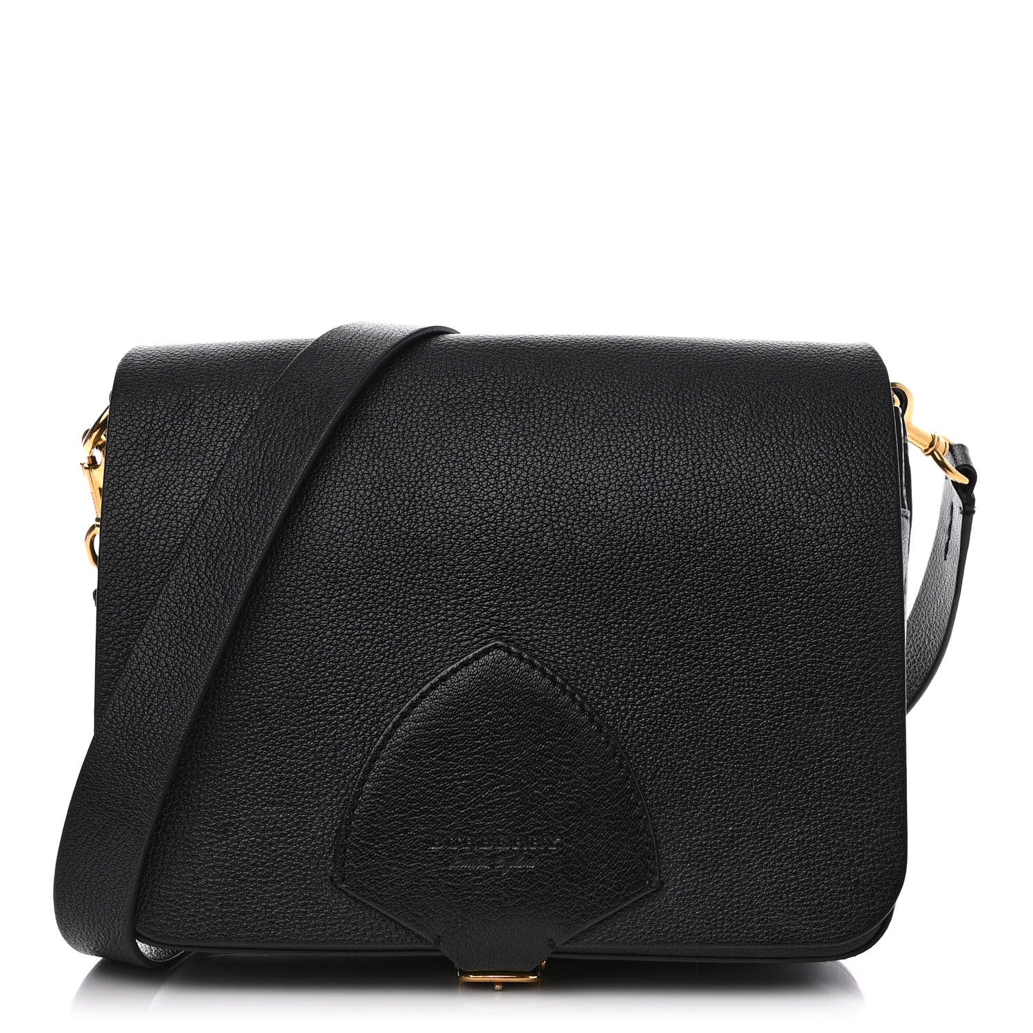 Burberry Calfskin Square Satchel Black 1 of 15