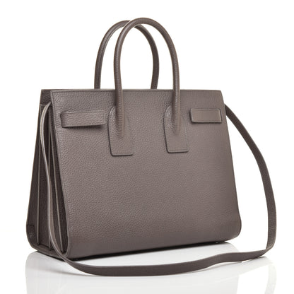 Saint Laurent Grained Calfskin Small Sac De Jour Dark Anthracite 3 of 10