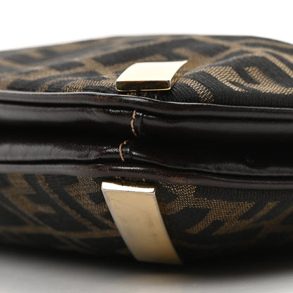 Fendi Zucca Vitello Shoulder Bag Tobacco 10 of 10
