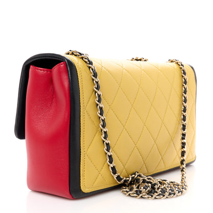 Chanel Lambskin Tri-Color Medium Graphic Flap Multicolor 3 of 11