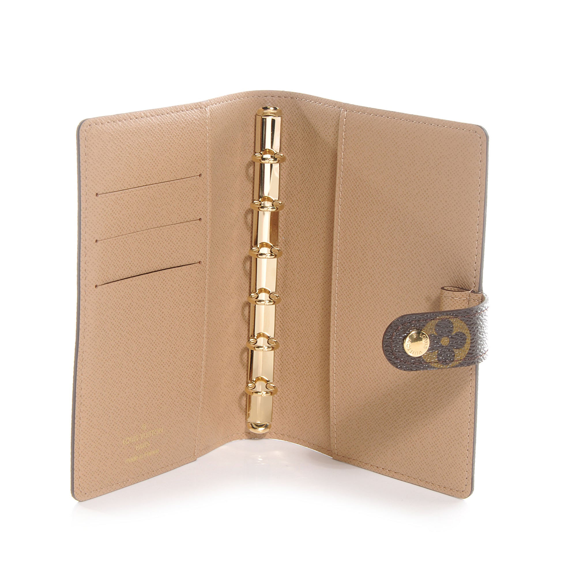 Louis Vuitton Monogram Complice Trunks and Bags Small Ring Agenda Cover Beige 6 of 8