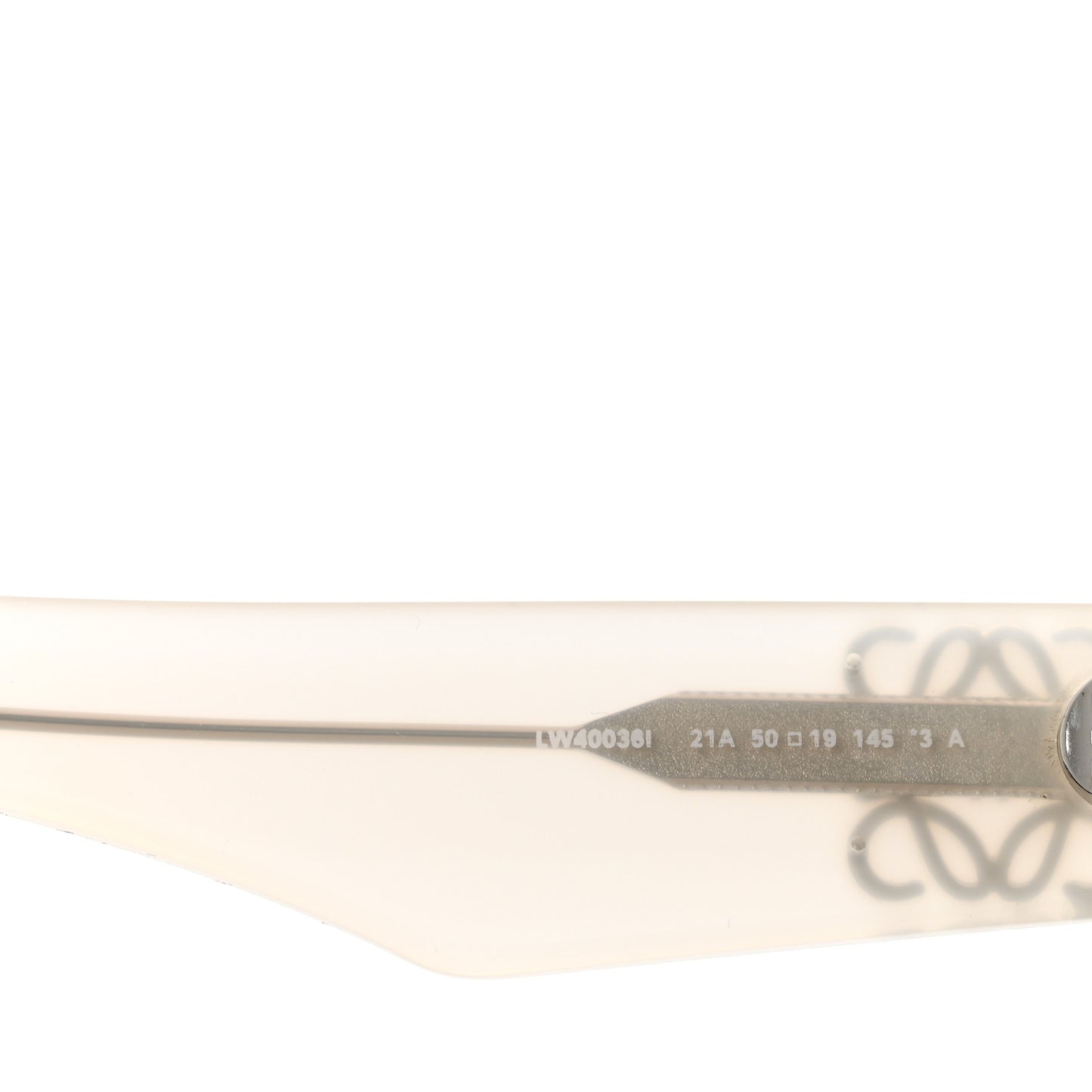 Acetate Cat Eye Sunglasses LW40036I White